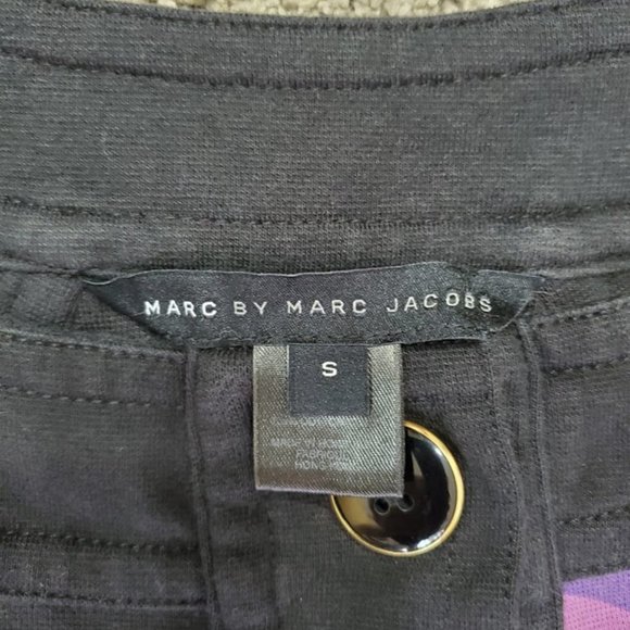 SOLD Marc by Marc Jacobs Black Floral Knit Mini Dress - Picture 8 of 8